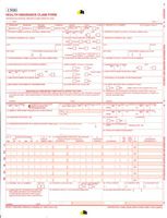 HCFA CMS-1500 Insurance Form,  Package of 500 Sheets. 08/05 Version