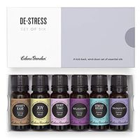 Edens Garden De-Stress Essential Oil 6 Set, Best 100% Pure Aromatherapy Relaxation Kit (For Diffuser- Anxiety & Stress Relief), 10 ml