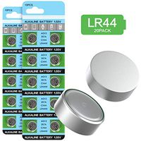 Vinselected 20 Pack LR44 AG13 A76 L1154 SR44 Battery 1.5 Volt Alkaline Button Coin Cell Batteries