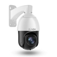 SUNBA 1080p Starlight PoE+ IP PTZ Camera Outdoor, 20x Optical Zoom@H.265, 24x7 Automatic Patrol, up to 328ft Night Vision and ONVIF Compliant (405-D20X)