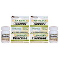 Dramamine Non-Drowsy Naturals Motion Sickness Relief | 18 Count | 2 Pack