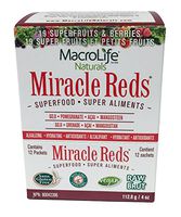 MacroLife Naturals Miracle Reds Superfood – 4oz - 12 Single Servings