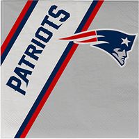 NFL New England Patriots Disposable Paper Napkins, Pack of 20
