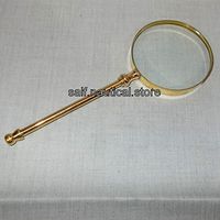 Sold Brass Magnifying Glass N