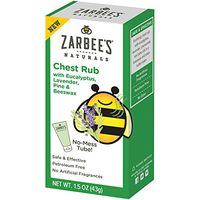 Zarbee's Naturals Chest Rub with Eucalyptus, Lavender, Pine, Beeswax, 1.5 Ounce
