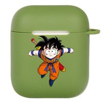 Phoetya Dragon Ball Z Airpod Case, Japanese Anime Airpods Cover, Portable & Protective Silicone Cover Case for Apple Airpods(Green)