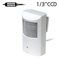 CCD-450W Color CCD Hard Wired Spy Camera Hidden in Fake Motion Detector PIR with Swivel Mounting Bracket (940nM Filter)