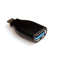 Iusun 3.1 USB-C(Type-C) to 3.0 USB-A(Type-A) High-Speed Adapter for New 2015 Macbook (Black)