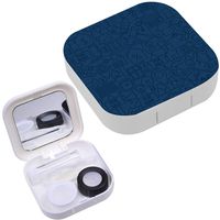 Portable Contact Lens Case Box Travel Kit Mirror + Bottle + Tweezers Container Holder [ Line House ]
