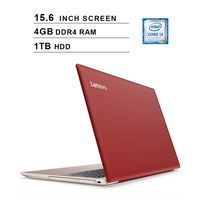 Lenovo IdeaPad 330 Newest 15.6 Inch Flagship Premium Laptop - Intel Core i3-8130U Up to 3.4GHz, Intel UHD 620, 4GB DDR4 RAM, 1TB HDD, WiFi, Bluetooth, HDMI, Windows 10, Red