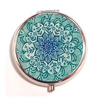 Natural Eco Personalized design New Silver Round Pill Box Decorative Metal Medicine Vitamin Organizer Unique Gift