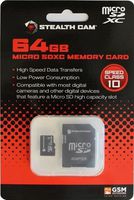 Stealth Cam 64GB STC-64MICSD Micro SD Card High Speed Data Transfer