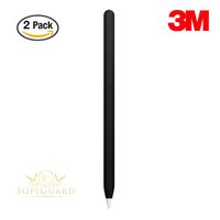 2 x Packs SopiGuard 3M Vinyl Sticker Skin for 2nd Gen Apple Pencil 2 (3M Matte Black)