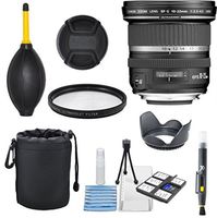 Canon EF-S 10-22mm f/3.5-4.5 USM SLR Lens + High Definiton UV Filter + Lens Cleaning Pen + Commander Dust Blower + Lens Starter Kit + Deluxe Lens Pouch - International Version