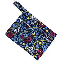 Sikye Mini Washable Wet Bag for Sanitary Napkin Maternity Mama Pads Sanitary Towel Bag - 10 Colors,7.2 × 5.6inch (B)