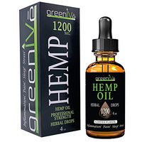 GreenIVe - Hemp Oil - Best Quality Hemp Oil - USA farmed and Bottled - Exclusively on Amazon (4 Ounce 1,200mg, Coffee)