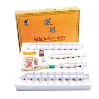 XCJ Cupping Set，Magnetic Heads Acupuncture Massage Sets，Cupping Set Silicon，Professional Cupping Therapy Equipment Set with Pumping Handle 30 Cups