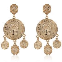 1set Bohemia Coin Earrings Drop Gypsy Statement Earrings Tribal Ear Stud Jewe GT Accessory Fine Women Womens Cheap Bright Bangle Charms Charm Party Beautiful