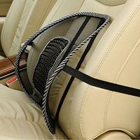 UNAKIM--New Car Seat Office Chair Vent Massage Back Mesh Lumbar Support Cushion Pad Cool