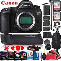 Canon EOS 5DS R DSLR Camera (Body Only) - 50.6 Mega Pixels - HD Video - Dual Digic Processors - Battery Grip - 2X 16GB Memory Cards - 2 Extra Batteries -Camera Backpack - Pro Bundle