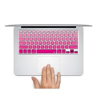 Tloveskin Sticker for Macbook Pro and Air Keyboard Easy to Use(pink Gradient)