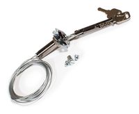 Release lock for garage gate opener, security emergency garage door release lock with Extra long 8,2 foot (2,5 meters) cable