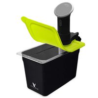 EVERIE Sous Vide Container 7 Quart with Silicone Lid and Sleeve for Anova Bluetooth 800w, Wifi 900w, New model AN500-US00 1000w and Instant Pot