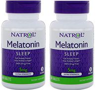 Natrol Melatonin Time Release 5mg Tablets 100 ea (Packs of 2)