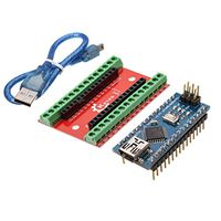 NANO IO Shield Expansion Board + Nano V3 Improved Version With Cable For Arduino