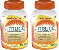 Citrucel Caplets Fiber Therapy for Occasional Constipation Relief, 180 Count, 2 Pack, 360 Caplets Total