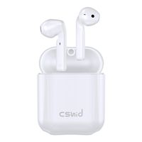 Wireless Earbuds, Cshidworld Bluetooth 5.0 Earbuds Noise Cancelling Wireless Headphones 30H Cycle Playtime Hi-Fi APT-X CVC8.0 Sweatproof Earphones with mic, in-Ear Headset for iPhone Android