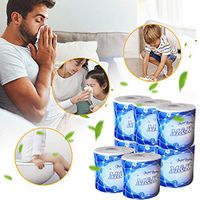 OOEOO Multifold Paper Toilet Roll Paper Smooth Soft Professional Series Premium Toilet Paper, Home Kitchen Enviro Friendly Recycled Toilet Tissue, Highly Absorbent Hand Towels for Daily Use (8 Pack)