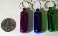 6 Geocache Geocaching Micro Cache Logs Containers Bison Id Pill Holder Tubes Fun by Sona