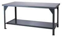 Durham Heavy Duty Steel/Iron Workbench, DWB-3672-95,  4000 lbs Capacity,  30" Length x 72" Width x 34" Height
