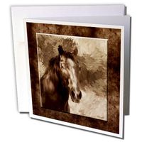 3dRose Set of 12 Greeting Cards, Ranch Horse (gc_12022_2)