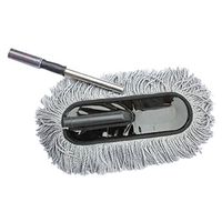 Topbeu Microfiber Car Duster Car Wash Wax Brush Mop Cleaning Tool Exterior Interior with Detachable Telescopic Handle