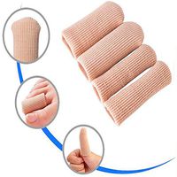 Shengming Breathable Fiber Silicone Toe/Finger Protector Toe Splitter Toe valgus Correction Corns wear Pain Protection Sleeve