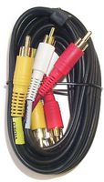 Black Point Products BA-044 Gold St. Triple Dubbing Cables, 6-Foot