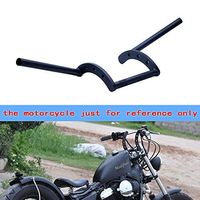 FLYPIG Motorcycle 7/8" 22MM Z-Bars Handlebar Drag Bars For Harley Davidson Sportster Iron 883 Bobber Dyna Chopper Triumph Honda Yamaha Cruisers Suzuki Kawasakic