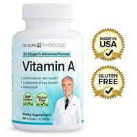 Dr. Dzugan's Advanced Vitamin A Formula :: GMP Certified, Gluten Free! :: 10,000IU 100 Softgels :: Skin Health, Eye Health, Antioxidant