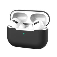 XYanXXX Silicone Protective Case for AirPods Pro 3 Bluetooth Earphone Storage Box Protective Cover Black
