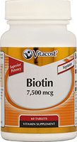 Vitacost Biotin - 7500 mcg - 60 Tablets