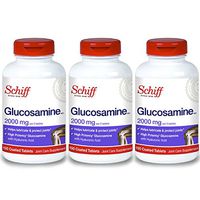 Schiff Glucosamine with Hyaluronic Acid, 2000mg Glucosamine, Joint Care Supplement Helps Lubricate & Protect Joints*, 150 Count (Pack of 3)