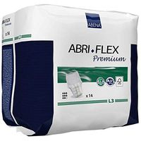 Abri-Flex L3 Overnight Protective Underwear Large, 39" - 55" - Pack of 14