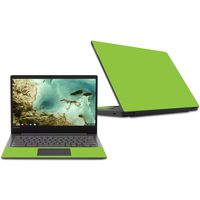 Mightyskins Skin Compatible with Lenovo Chromebook S330 (2018) - Solid Lime Green | Protective, Durable, and Unique Vinyl Decal Wrap Cover | Easy to Apply, Remove, and Change Styles | Made in The USA