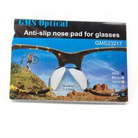 2.5mm 6 Pair White GMS Optical Anti-Slip Nose Pad for Glasses