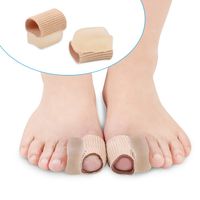 Bunion Splints Big Toe Separator Gel Breathable Pain Relief Orthopedic Hallux Valgus Protector Brace Sock Foot Pads Sleeve Straightener Spacer Spreader (5 Pairs)