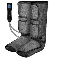 Foot and Leg Massager with Heat for Circulation and Relaxation Foot and Calf Massager with Handheld Controller 3 Intensities 2 Modes