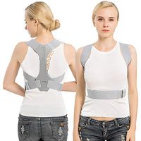 TURATA Posture Corrector for Men and Women - USA Designed [FDA Approved] Adjustable Upper Back Brace Posture Corrector bodywellness for Clavicle Support and Providing Pain Relief from Neck, Back(M)