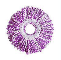 LARRY-X 360°Mop Rotating Head Machine Washable Universal Replacement Round Spin Mop Head for Home Floor Cleaning